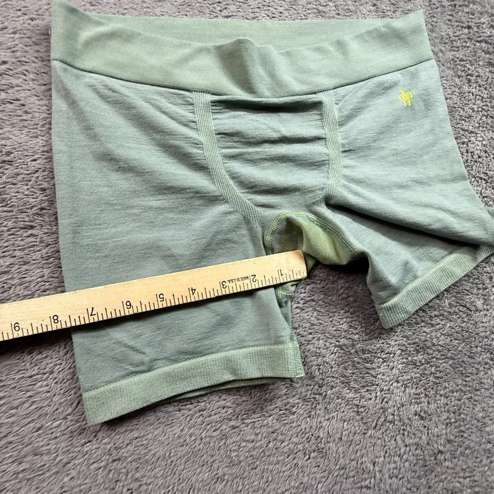 Smartwool Everyday Boxer Brief Mens L Merino Wool Blend Sea Foam Green
